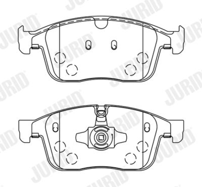 Brake Pad Set, disc brake JURID 573808J