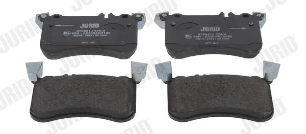 JURID 573851J Brake Pad Set, disc brake