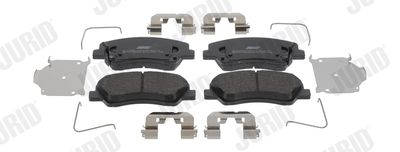 Brake Pad Set, disc brake JURID 573866J