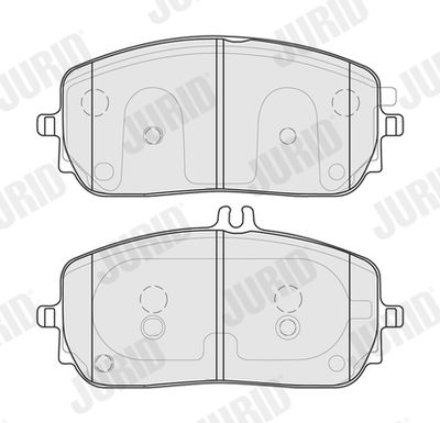 Brake Pad Set, disc brake JURID 573882J