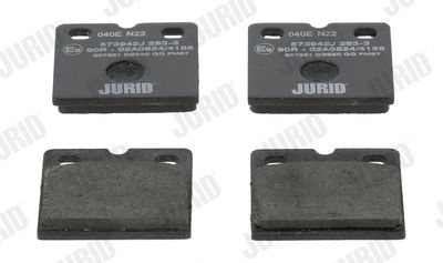 Brake Pad Set, disc brake JURID 573942J