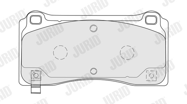 JURID 573995J Brake Pad Set, disc brake