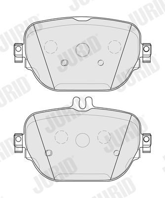 JURID 574034J Brake Pad Set, disc brake