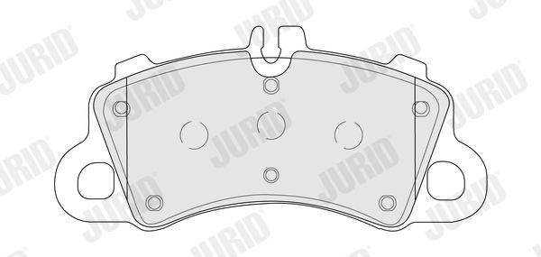 JURID 574054J Brake Pad Set, disc brake