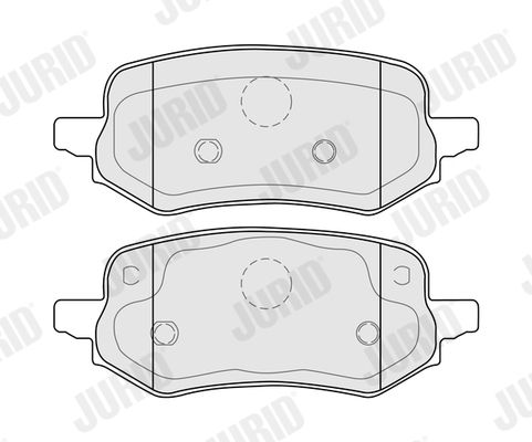 JURID 574109J Brake Pad Set, disc brake