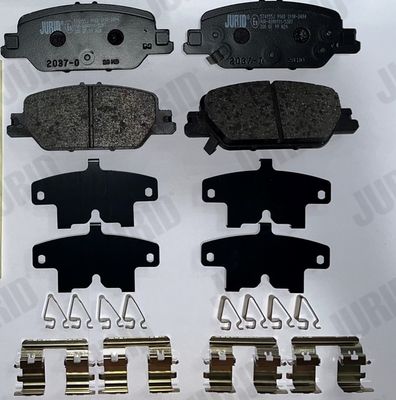 JURID 574155J Brake Pad Set, disc brake