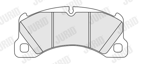 JURID 574162J Brake Pad Set, disc brake