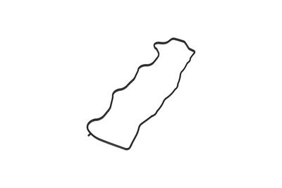 Gasket, cylinder head cover KAMOKA 8703227