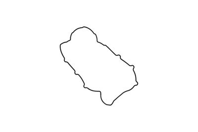 Gasket, cylinder head cover KAMOKA 8703302