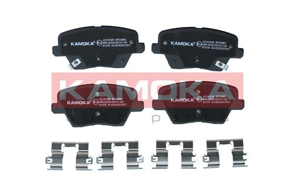 KAMOKA JQ101028 Brake Pad Set, disc brake
