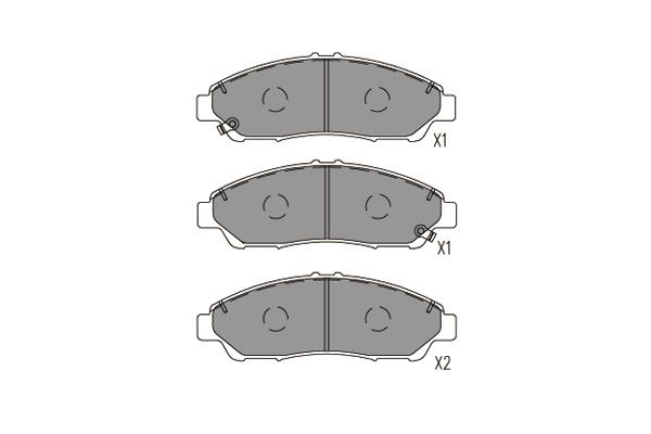 Kavo Parts KBP-2071 Brake Pad Set, disc brake