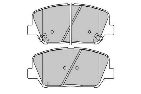 Kavo Parts KBP-3060 Brake Pad Set, disc brake