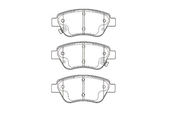 Kavo Parts KBP-5562 Brake Pad Set, disc brake