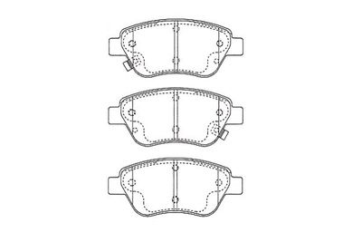 Brake Pad Set, disc brake Kavo Parts KBP-5562