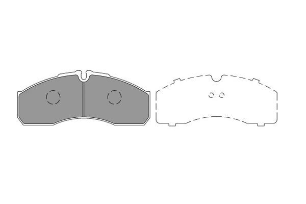 Kavo Parts KBP-6598 Brake Pad Set, disc brake