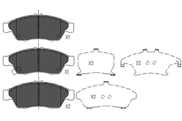 Kavo Parts KBP-8510 Brake Pad Set, disc brake