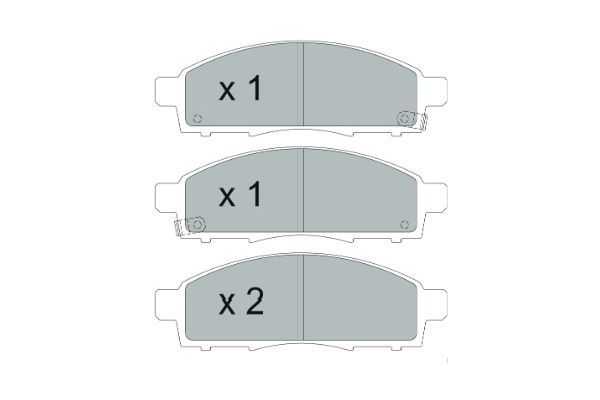 Kavo Parts KBP-6599 Brake Pad Set, disc brake