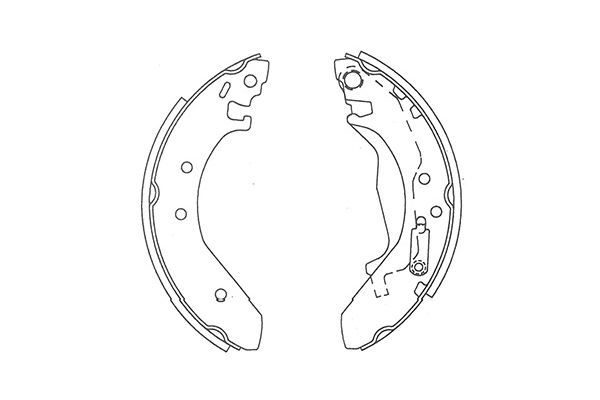 Kavo Parts KBS-2911 Brake Shoe Set
