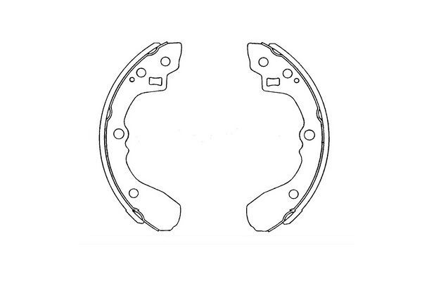 Kavo Parts KBS-4407 Brake Shoe Set