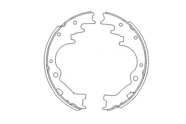 Kavo Parts KBS-5403 Brake Shoe Set