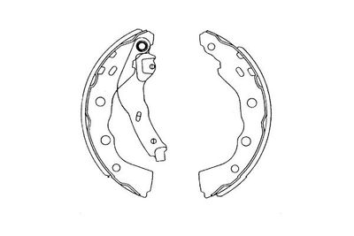 Brake Shoe Set Kavo Parts KBS-6415