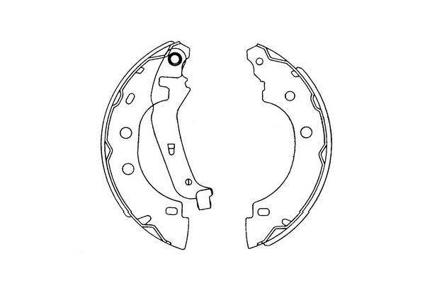 Kavo Parts KBS-7410 Brake Shoe Set