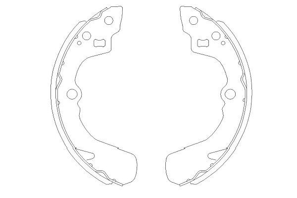 Kavo Parts KBS-8905 Brake Shoe Set