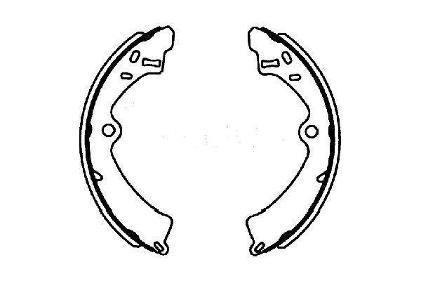 Kavo Parts KBS-8911 Brake Shoe Set