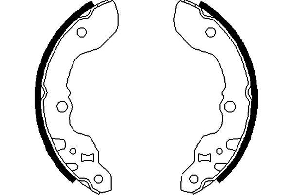 Kavo Parts KBS-8920 Brake Shoe Set