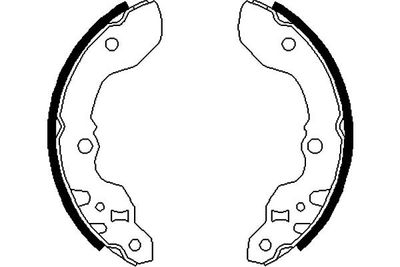 Brake Shoe Set Kavo Parts KBS-8920