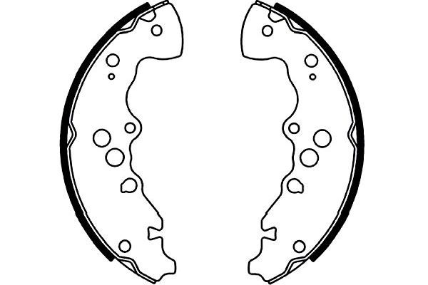 Kavo Parts KBS-8925 Brake Shoe Set