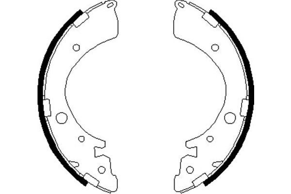 Kavo Parts KBS-2907 Brake Shoe Set