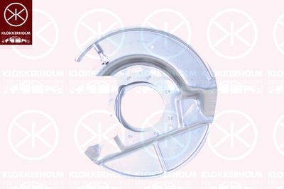 Splash Guard, brake disc KLOKKERHOLM 0054378