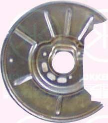 Splash Guard, brake disc KLOKKERHOLM 0056377