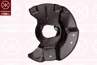 Splash Guard, brake disc KLOKKERHOLM 0057377