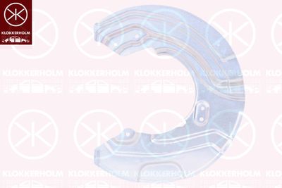 Splash Guard, brake disc KLOKKERHOLM 0062373