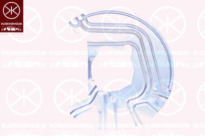 Splash Guard, brake disc KLOKKERHOLM 0093377
