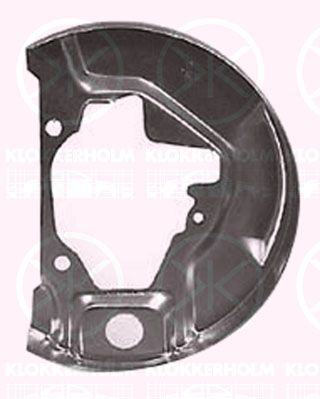 Splash Guard, brake disc KLOKKERHOLM 2020377
