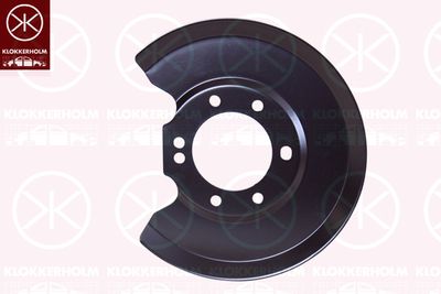 Splash Guard, brake disc KLOKKERHOLM 2554877