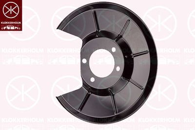 Splash Guard, brake disc KLOKKERHOLM 2556878