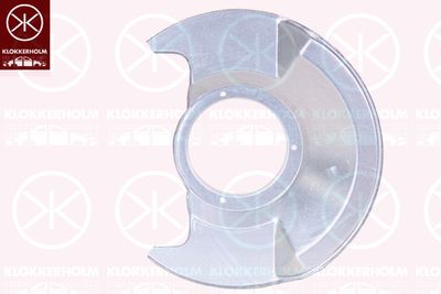 Splash Guard, brake disc KLOKKERHOLM 2938370