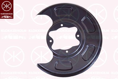 Splash Guard, brake disc KLOKKERHOLM 3120878