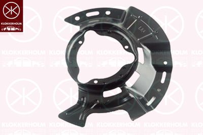 Splash Guard, brake disc KLOKKERHOLM 3137377