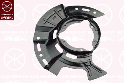 Splash Guard, brake disc KLOKKERHOLM 3262378