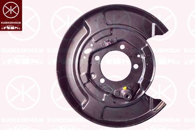 Splash Guard, brake disc KLOKKERHOLM 3386878