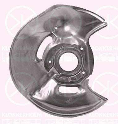 Splash Guard, brake disc KLOKKERHOLM 3526378