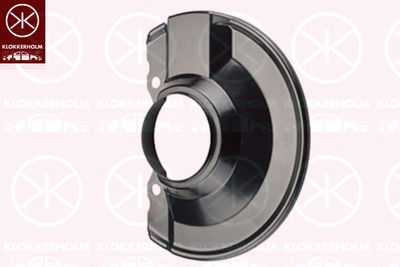 Splash Guard, brake disc KLOKKERHOLM 3755378