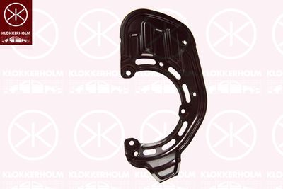 Splash Guard, brake disc KLOKKERHOLM 5026377