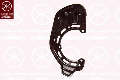 Splash Guard, brake disc KLOKKERHOLM 5026378