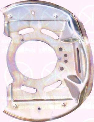 Splash Guard, brake disc KLOKKERHOLM 5076377